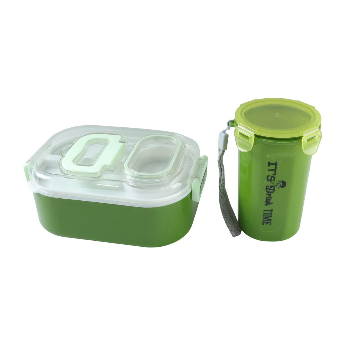 Leakproof Lunch Box set – BPA-Free with Tumbler & Cutlery – detail view
