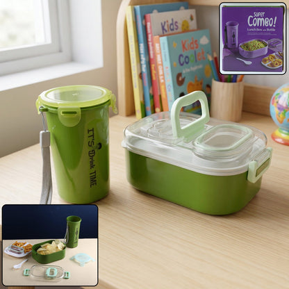 Leakproof Lunch Box set – BPA-Free with Tumbler & Cutlery