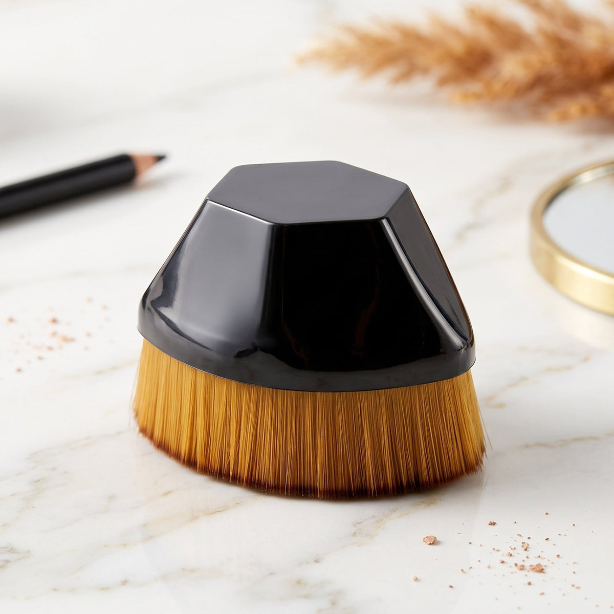 Foundation Makeup Brush – Soft Bristles & Portable Case – alternate view