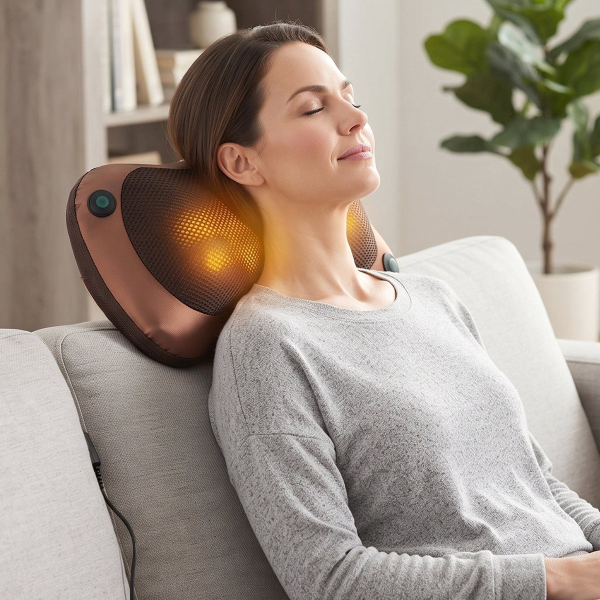 Professional Massage Pillow – Heat & Rollers – view 7
