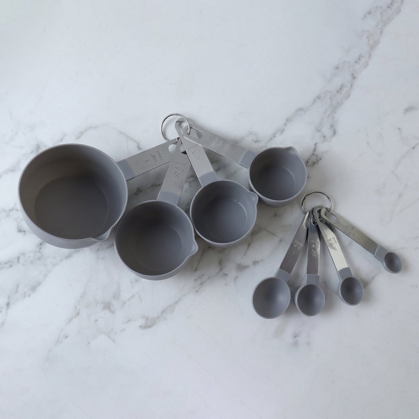 Measuring set pieces viewed from top