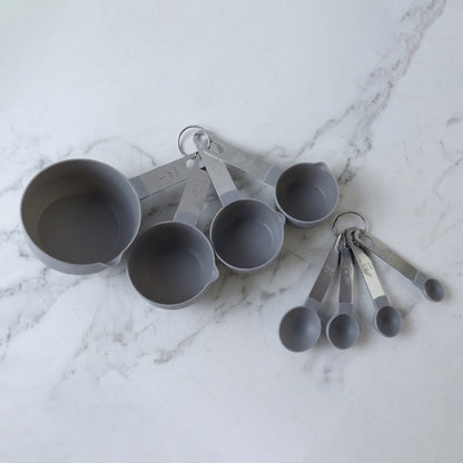 Measuring set pieces viewed from top