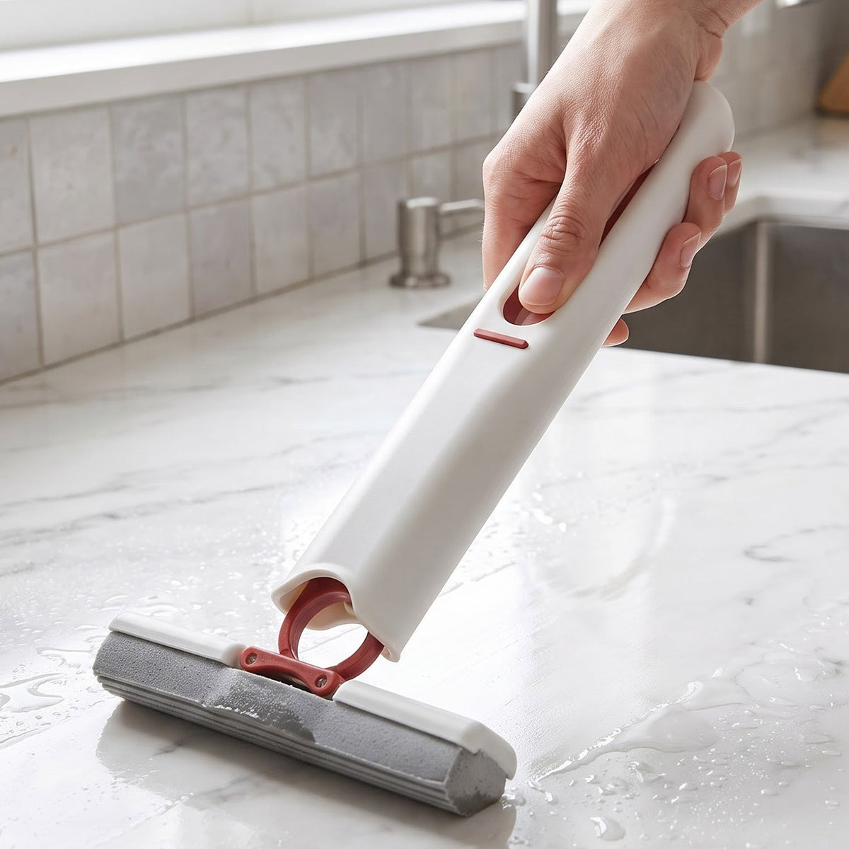 Mini Mop – Portable Self-Squeeze PVA Sponge for Home – close-up
