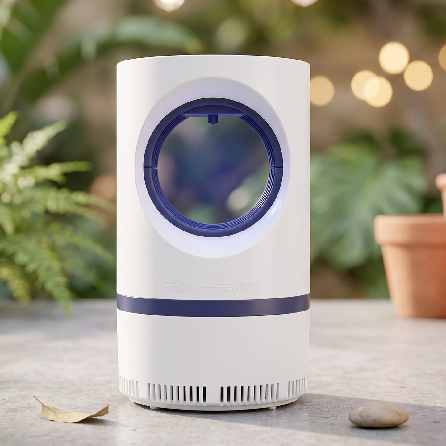 Side view of silent USB mosquito killer lamp for home use.