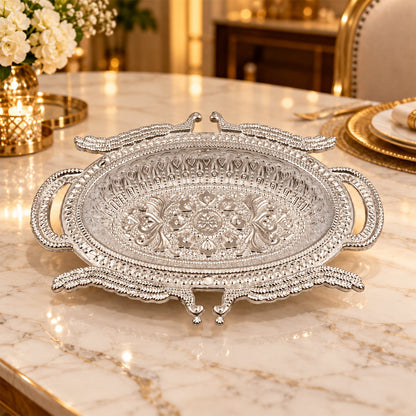 Mukhwas Serving Tray – Elegant Dry Fruit & Candy Plate – view 8