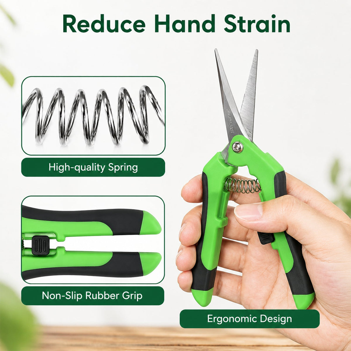 Micro Garden Snip – Ultra-Sharp Pruning Scissors – view 7