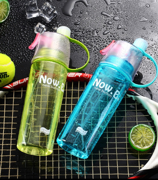 Spray Water Bottle – 600ML BPA-Free for Hydration
