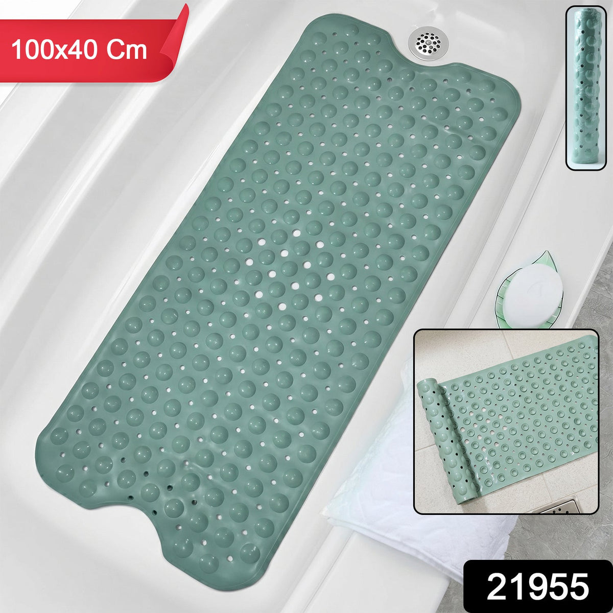 Non-Slip Bath Mat – Secure Grip for Safety & Comfort – side view