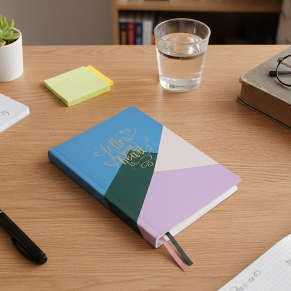 Hardcover Ruled Notebook – 200 Pages with Calendar, 21x15 cm – view 6