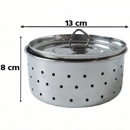 Stainless Steel Paneer Maker Mould with Lid for Cheese and Tofu Press (1 Pc) view 6
