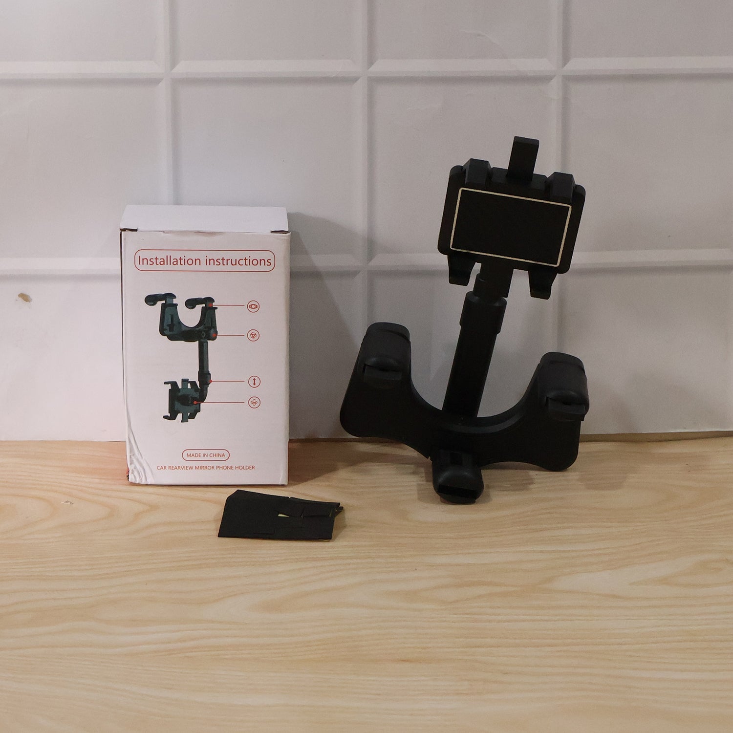 Easy to install dashboard phone holder for safe driving and navigation
