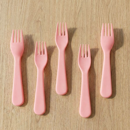 Plastic Fork Spoon set – 5-Piece Durable Cutlery – view 7