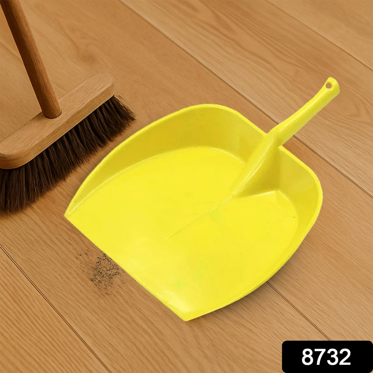 Long Handle Dustpan – Efficient Home & Office Cleanup – side view