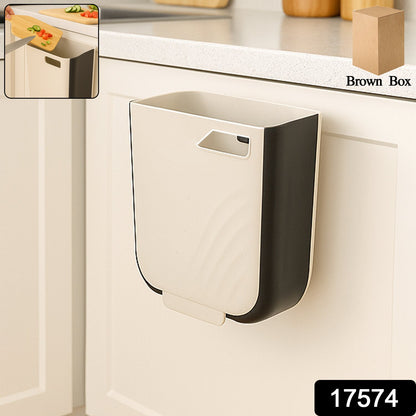 Hanging Trash Can – Collapsible & Portable – side view