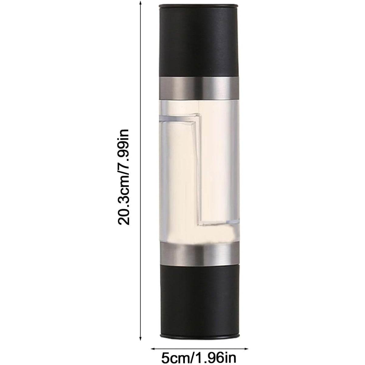 Salt and Pepper Grinder – 2-in-1 Stainless Steel Manual – view 7