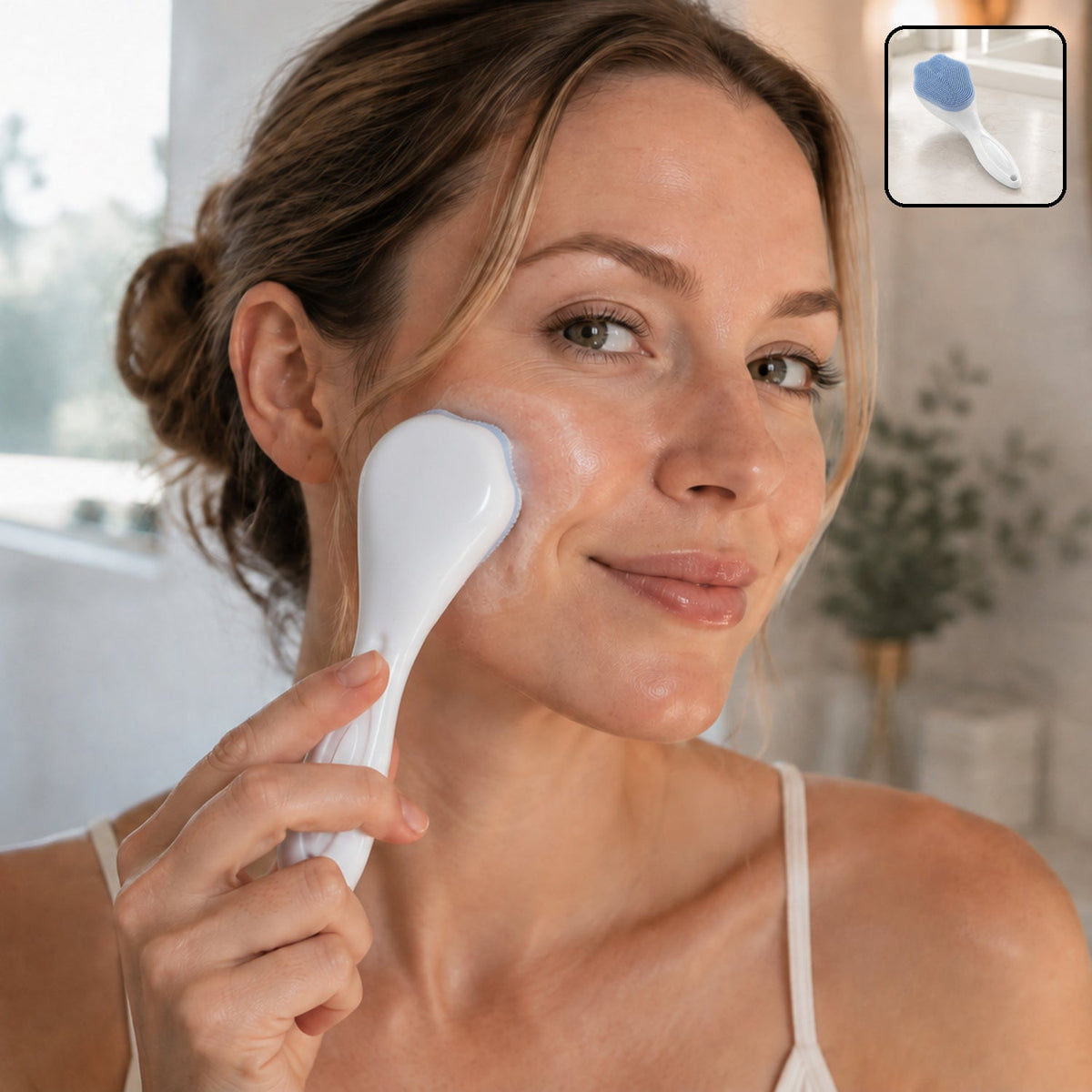 Silicone Face Scrubber – Gentle Exfoliation & Cleansing
