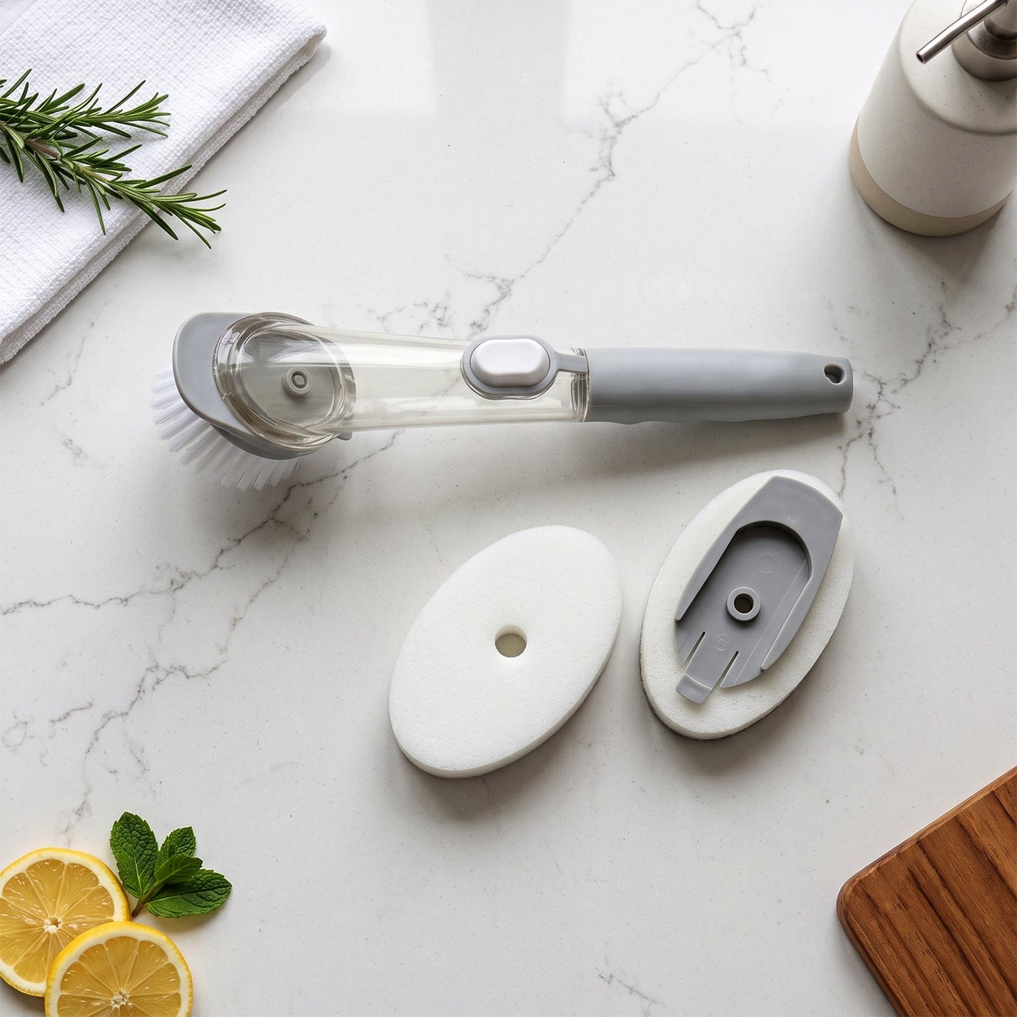 Dish brush utensil cleaning use