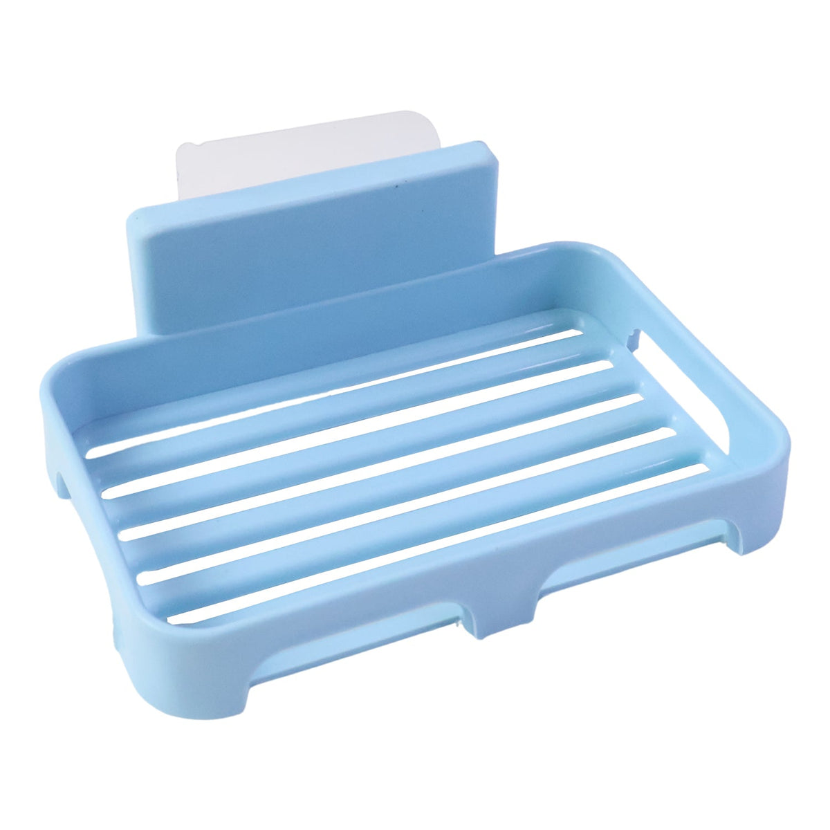 Plastic Soap Dish with Drain Slots – Self-Adhesive Wall – view 6