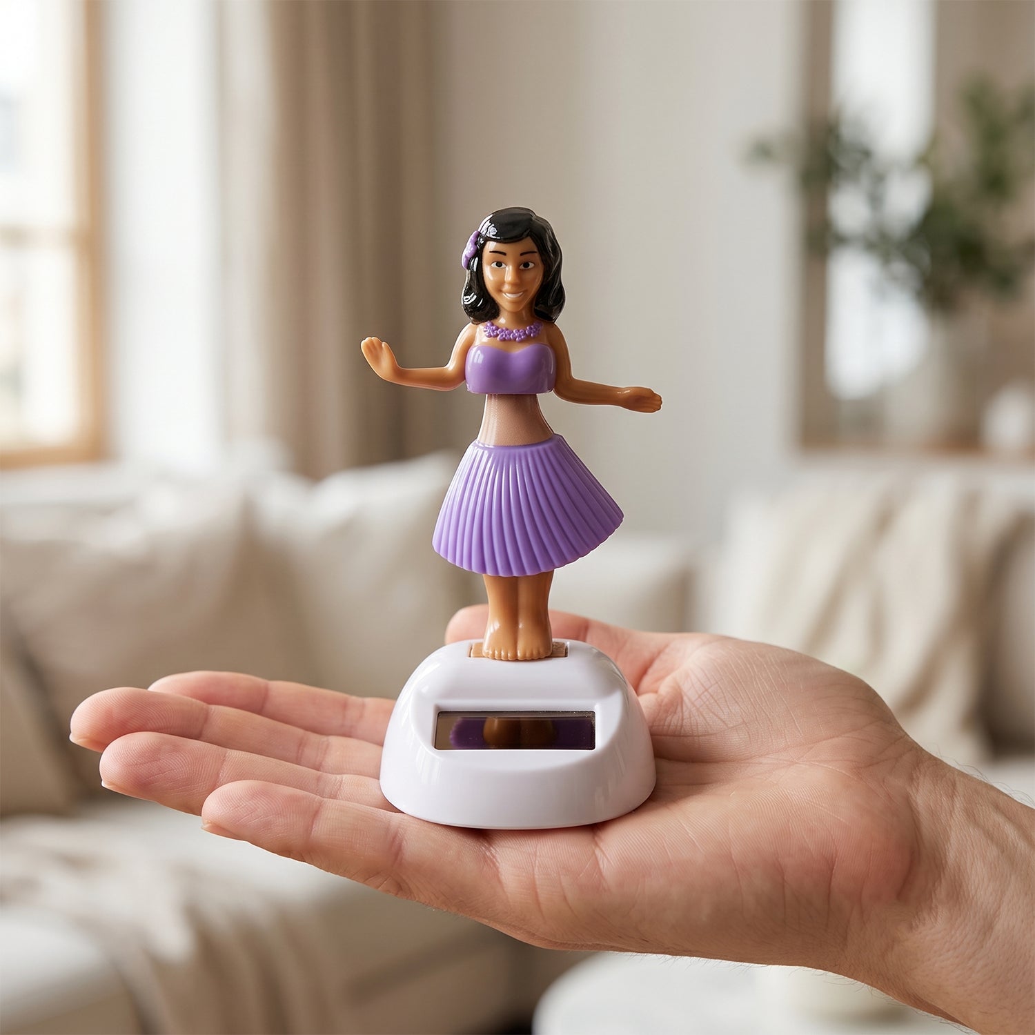 Solar dancing toy doll for cars, a fun dashboard accessory