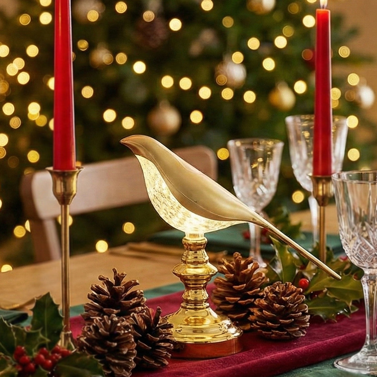 Crystal LED Table Lamp – Decorative & Energy-Saving – detail view