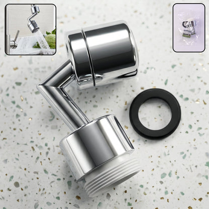 Splash filter faucet aerator swivel