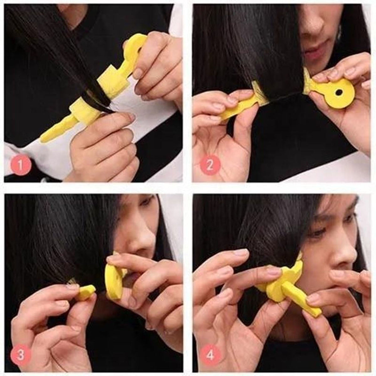Soft Foam Hair Curling Rollers – Heatless Natural Curls – detail view