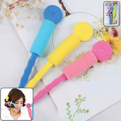 Soft Foam Hair Curling Rollers – Heatless Natural Curls – close-up