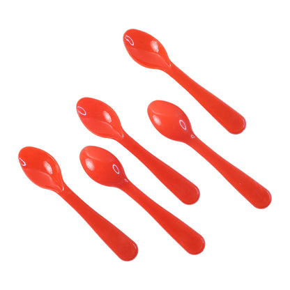Plastic Spoon set – 5 pc Heat-Resistant ABS – alternate view