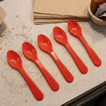 Plastic Spoon set – 5 pc Heat-Resistant ABS – view 6