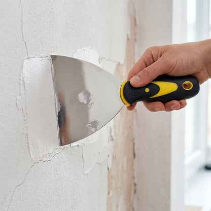 Steel scraper painting prep tool