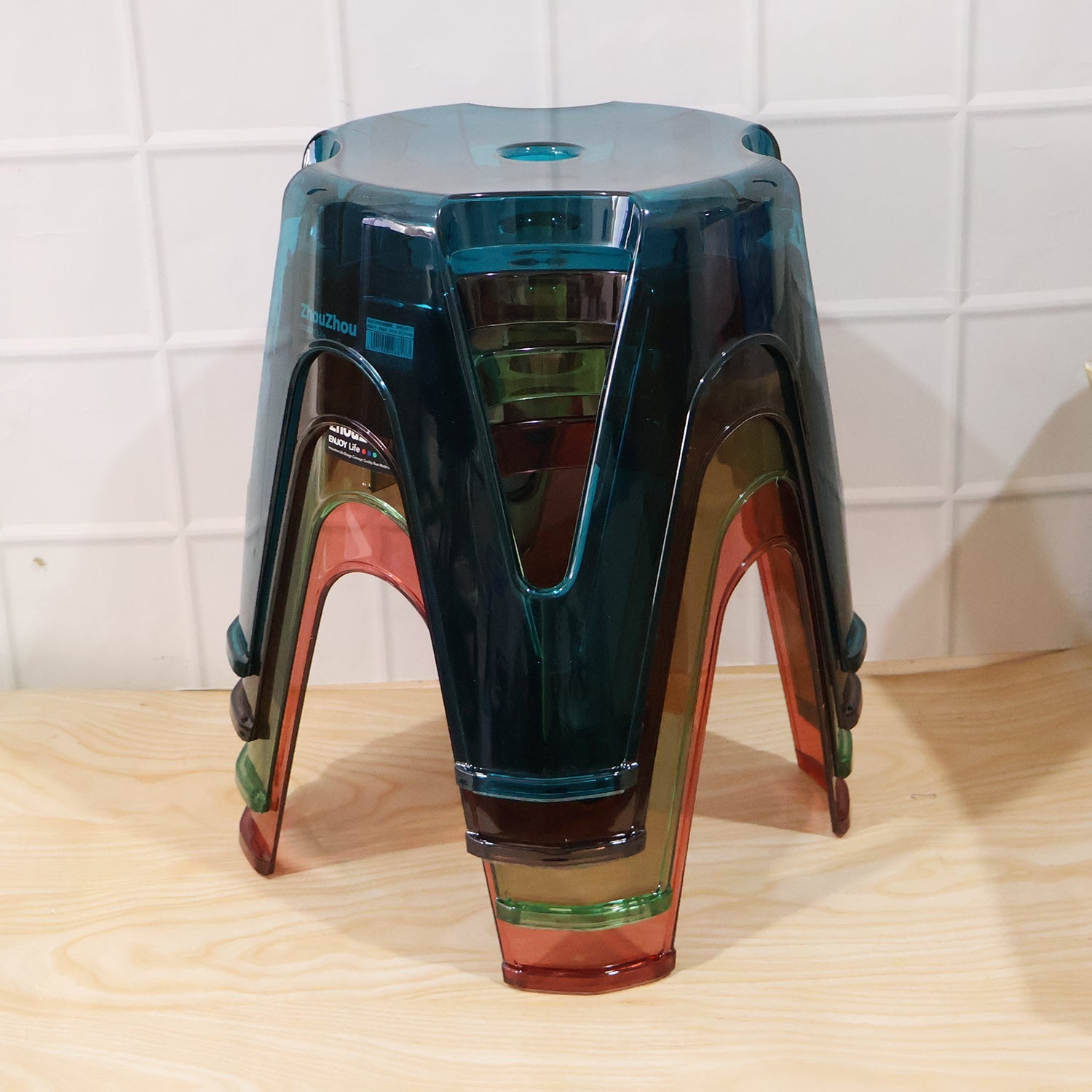 Plastic sitting stool daily use