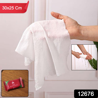 Disposable Travel Towel – Ultra Soft & Quick-Dry – side view