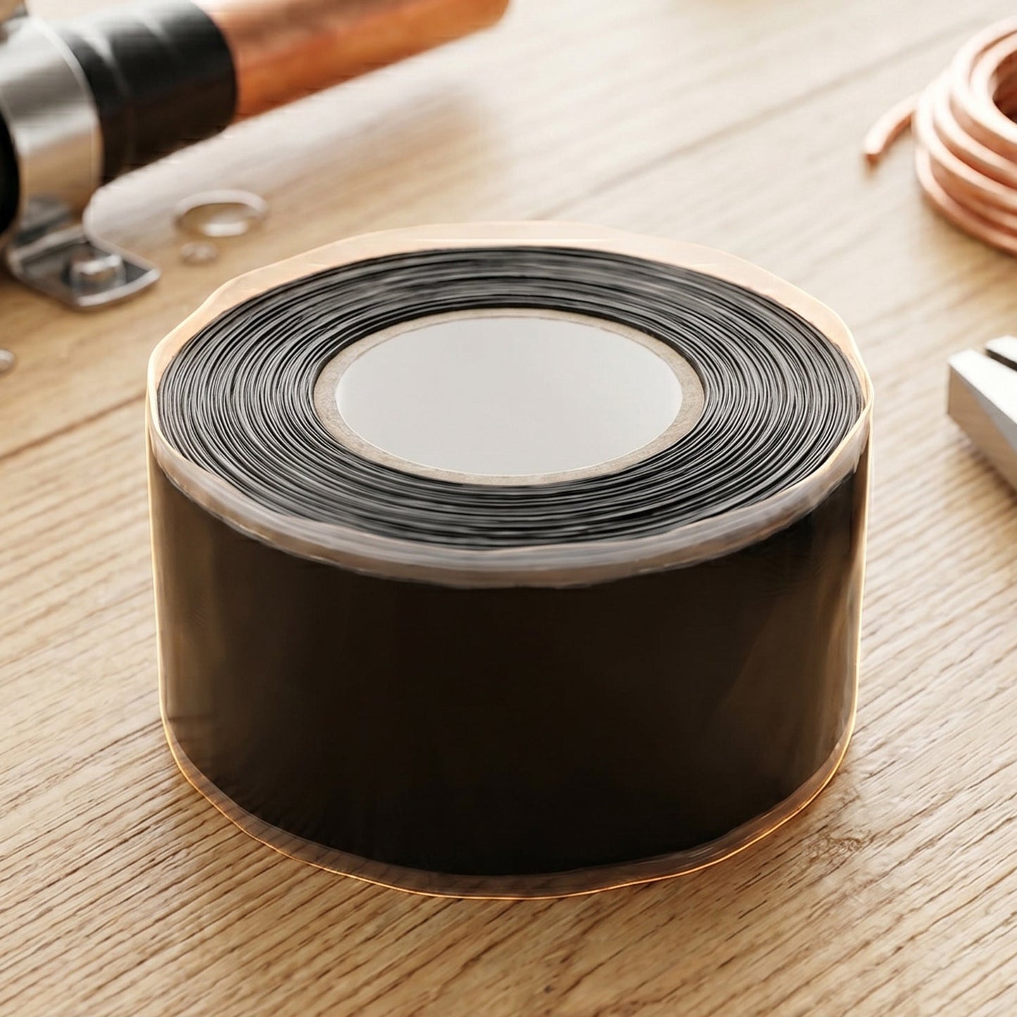 Equipment for emergency pipe repairs with waterproof tape