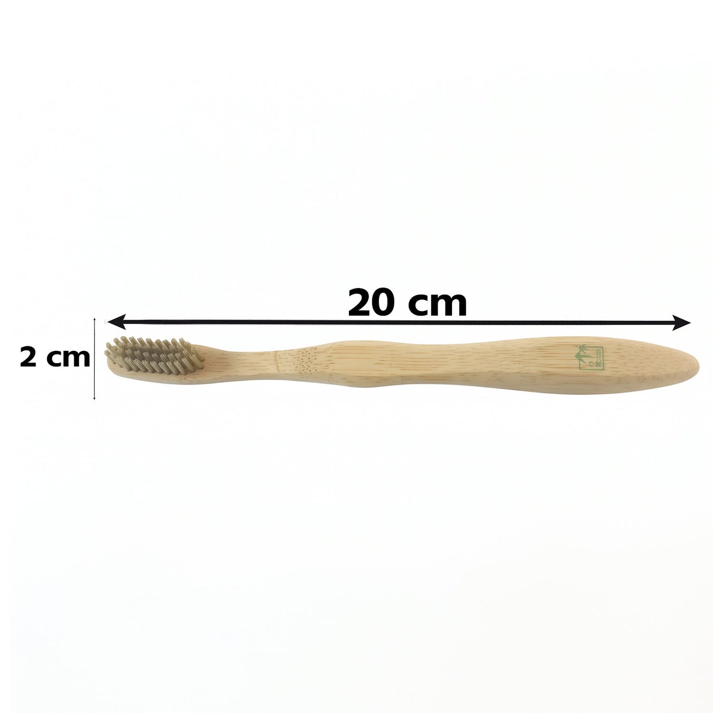Soft Bristle Bamboo Toothbrush, Eco-Friendly Wooden Toothbrush for Travel (1 Pc)