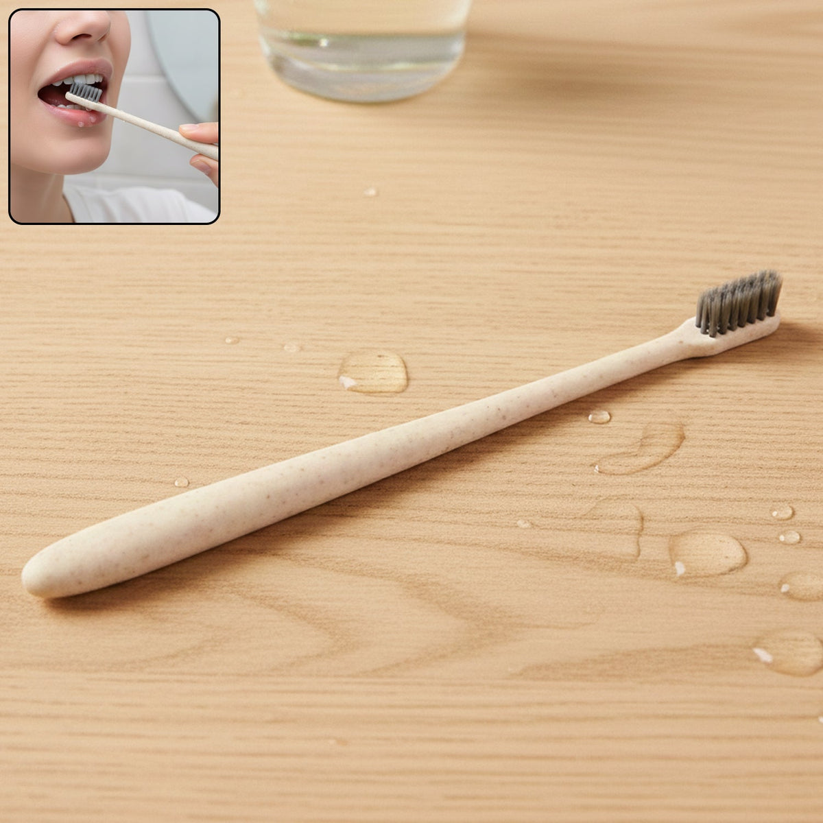 Soft-bristle Toothbrush – Wheat Straw for Gentle Care