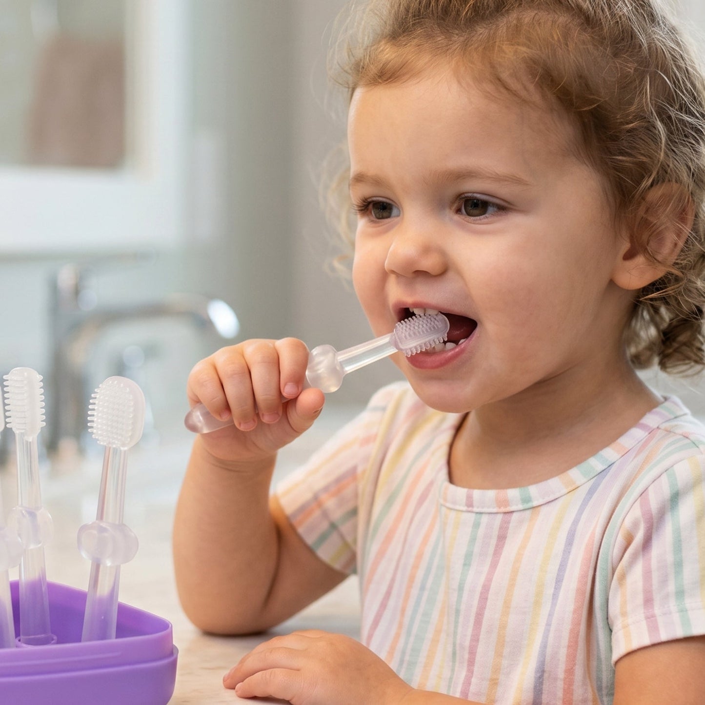 Baby toothbrush design detail