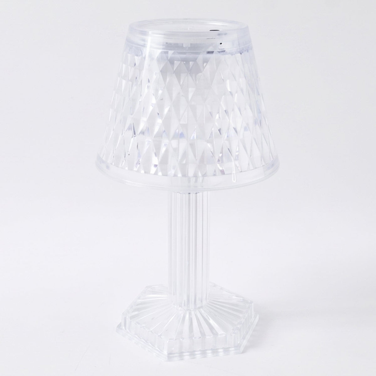 Crystal Table Lamp – Cup Shape LED Bedside Light – alternate view