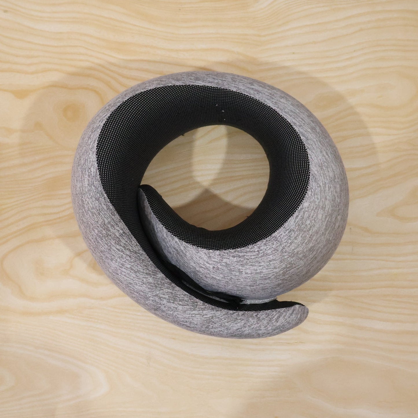 Lightweight plush travel neck pillow for flights and road trips