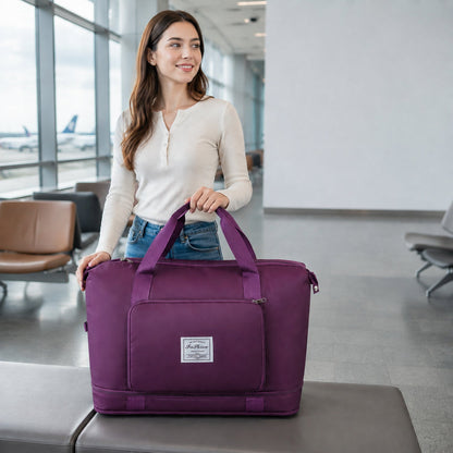Foldable Travel Bag – Expandable, Waterproof Weekender – view 7
