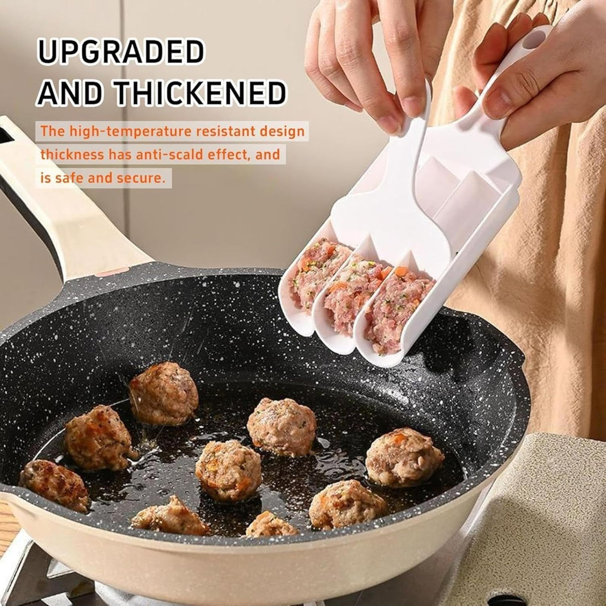 Fritter Maker – Multifunction Scoop for Donuts & Cake Balls – view 7