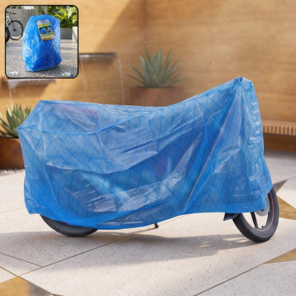 Medium waterproof two wheeler cover, 152 x 70 cm, dust and rain proof (1 pc)