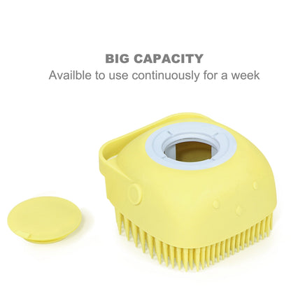 Silicone Bath Brush – Massage & Shampoo Dispenser for Shower – view 8