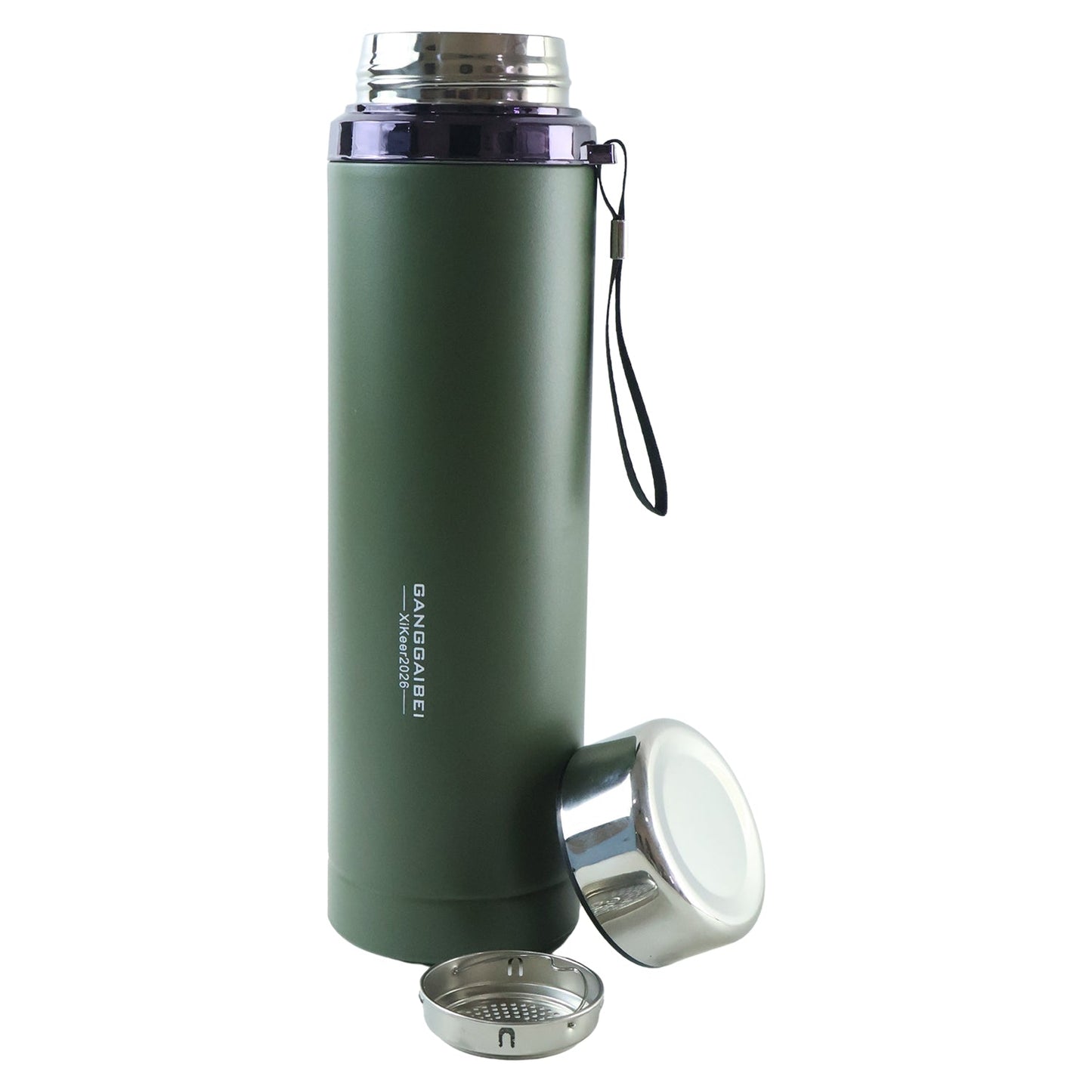 Vacuum sealed water bottle for coffee, tea and cold water