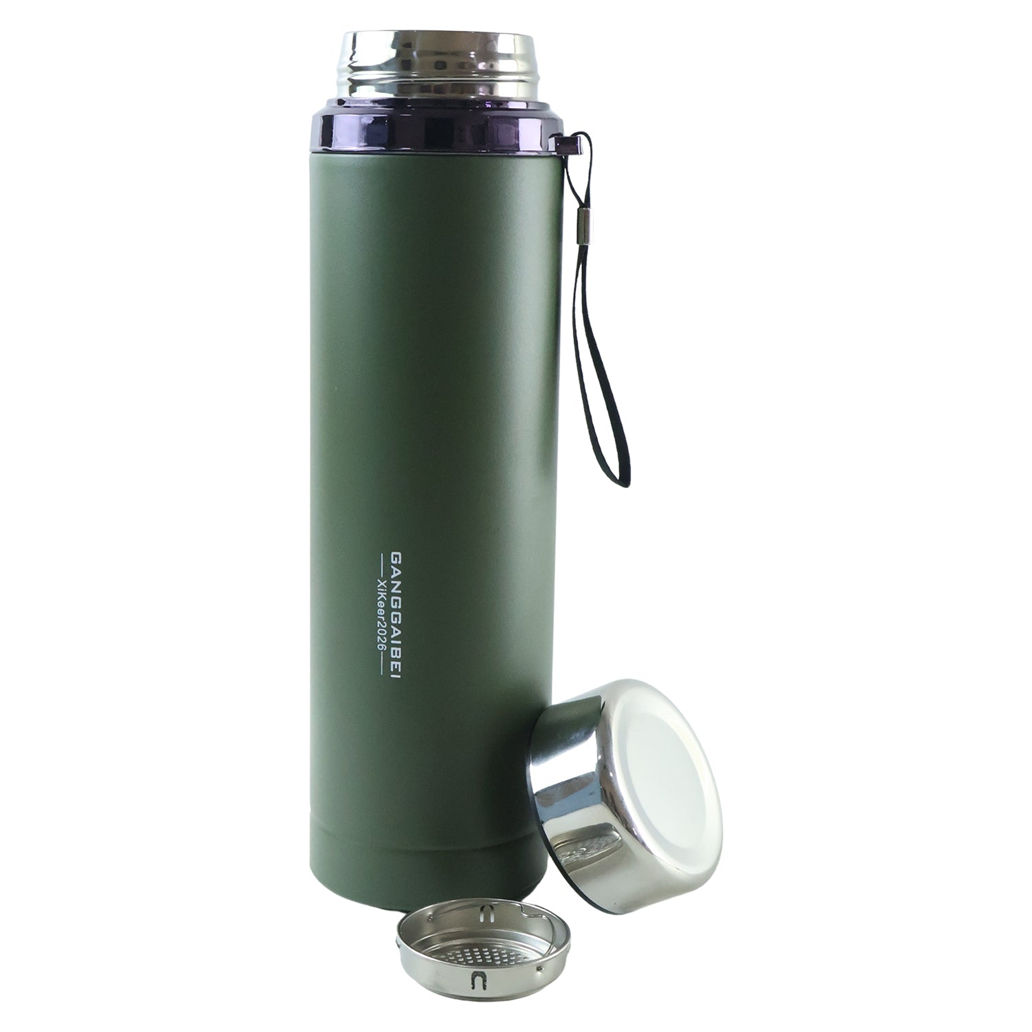 Vacuum sealed water bottle for coffee, tea and cold water