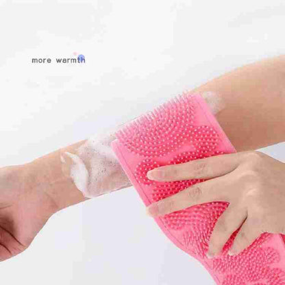 Silicone Back Scrubber – Eco-Friendly Body Cleaning – detail view