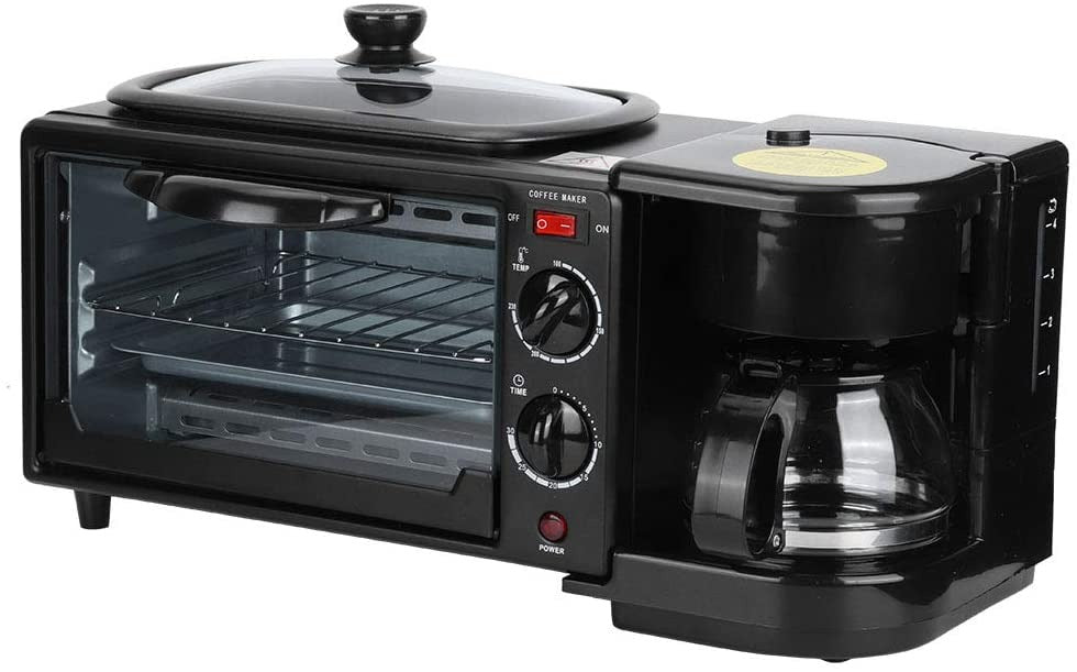 3-in-1 Breakfast Maker – Toaster Oven, Grill & Coffee – view 14