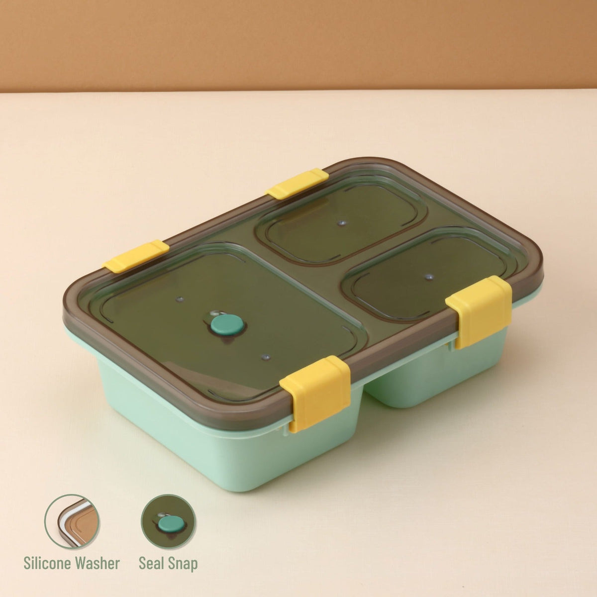 Kids Lunch Box – 3-Compartment, Leak-Proof Tiffin – view 8