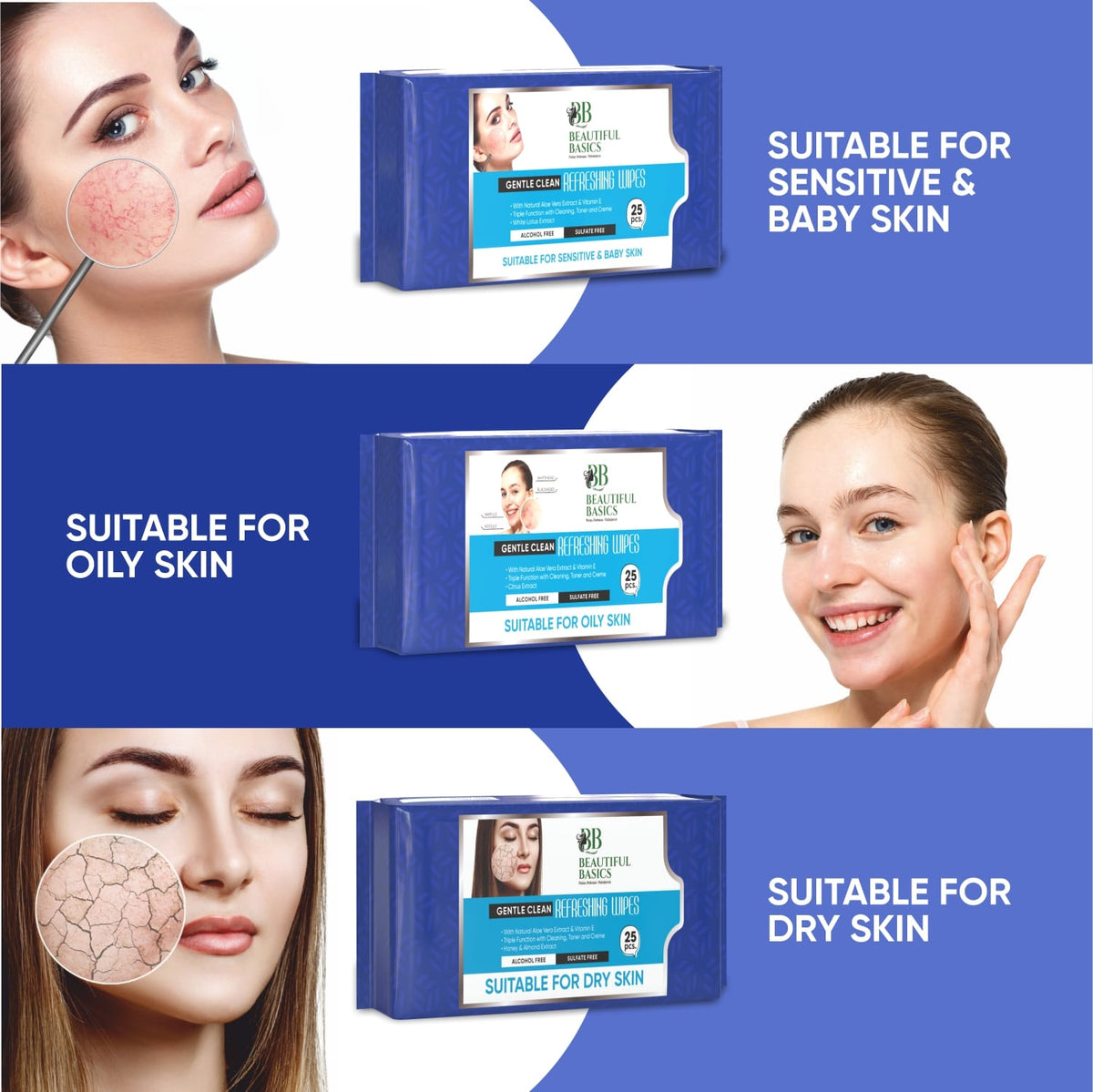 Wet Face Wipes – Hydrating & Alcohol-Free – view 9