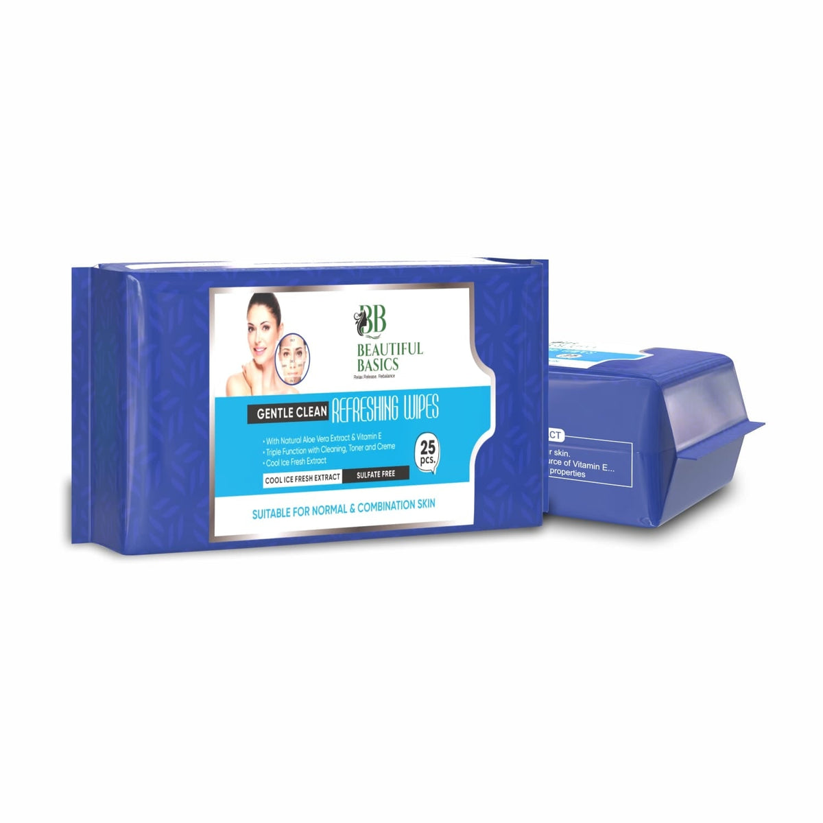 Oily Skin Face Wipes – Refreshing Cleansing – detail view