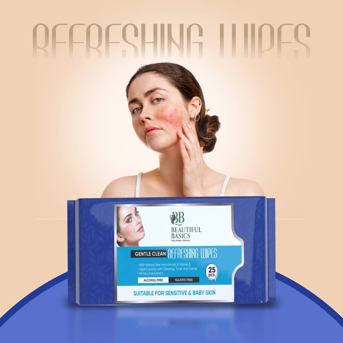 Face Wipes for Dry Sensitive Skin – Gentle Cleansing – view 8